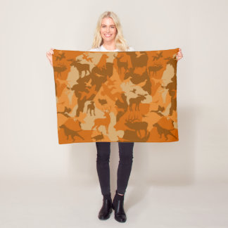 Manta Polar Camo 2/camoflauge/ciervo/alce/alce/perro de caza