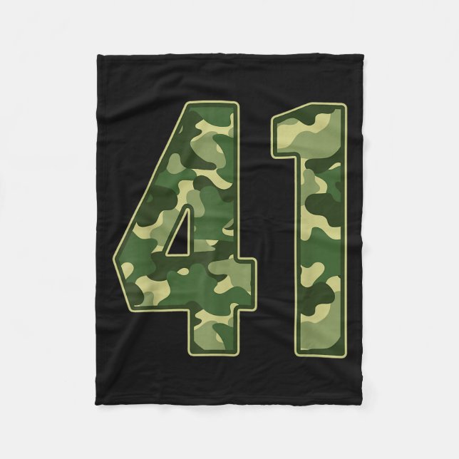 Manta Polar Camo #41 Jersey Number 41 Uniform Fan Favorite Pla (Anverso)