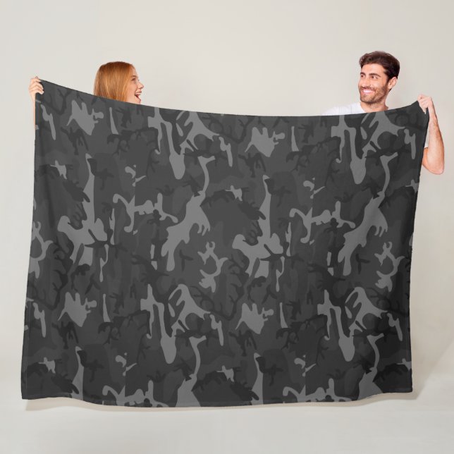 Manta Polar Camo de Carbón (In situ)