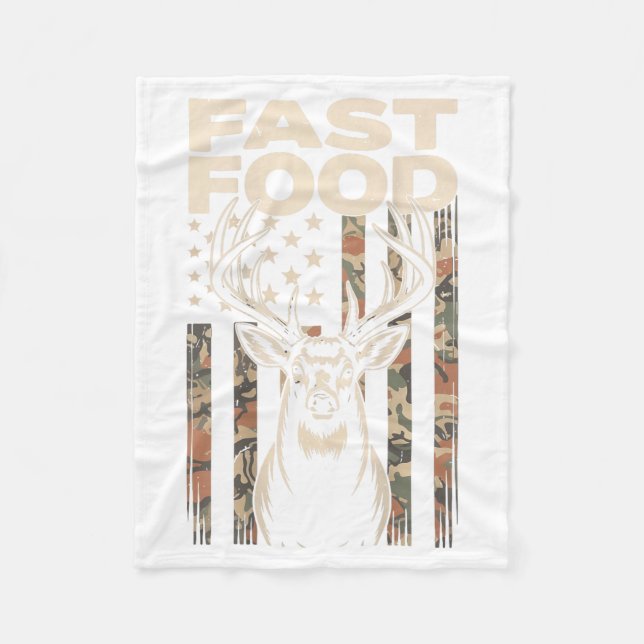 Manta Polar Camo Deer Hunting Fast Food Gag Hunter Gift Funny  (Anverso)
