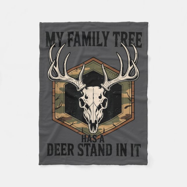Manta Polar Camo Deer Hunting My Family Tree Has Deer Stand In (Anverso)