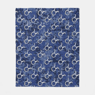 Manta Polar Camo digital azul de la marina de Rótulo Zodiac Ta