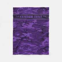Camo morado oscuro con texto Personalizado