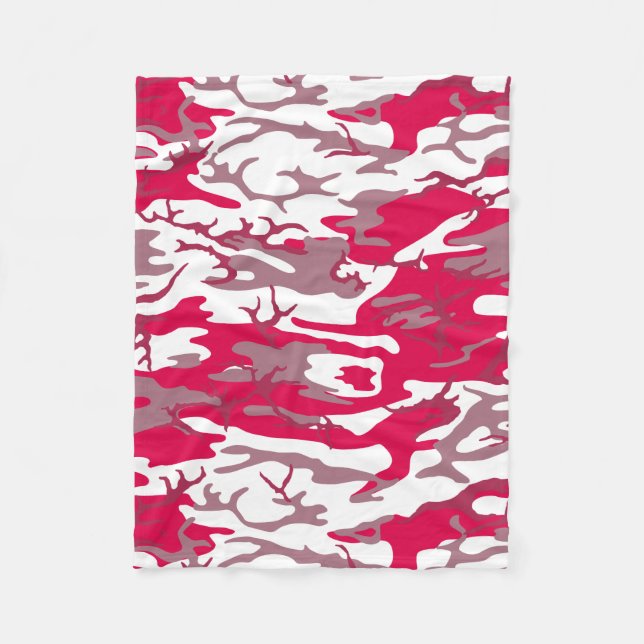 Manta Polar Camo Rojo (Anverso)