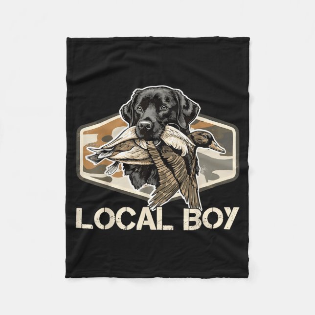 Manta Polar Camo Southern Local Boy Duck Hunting Black Lab Out (Anverso)