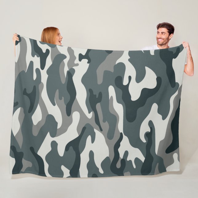Manta Polar Camouflage 4 60x80 Fleece Blanket (In situ)