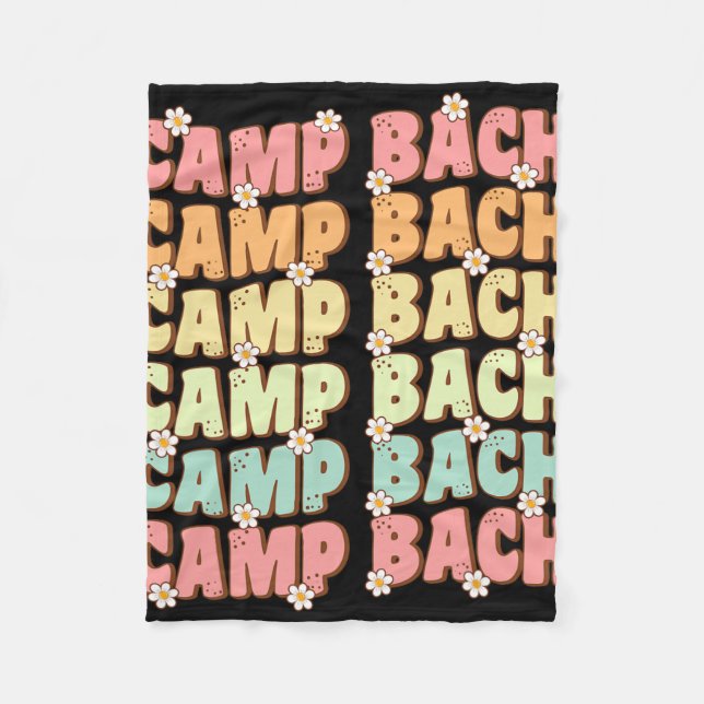 Manta Polar Camp Bach Groovy Bride Squad Camping Bachelorette (Anverso)