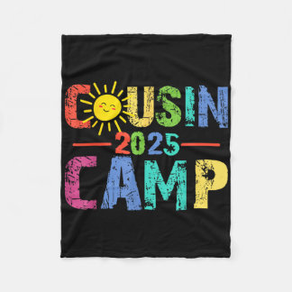 Manta Polar Campamento de primos 2025 Camping Fogata Vacacione