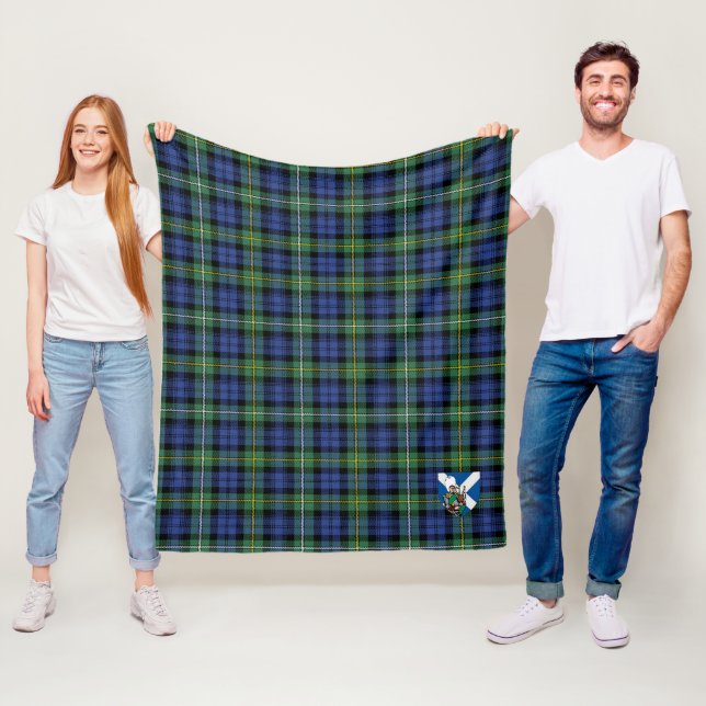 Manta Polar Campbell Argyll Ancient Plaid Scotts Campbell Argy (In situ)