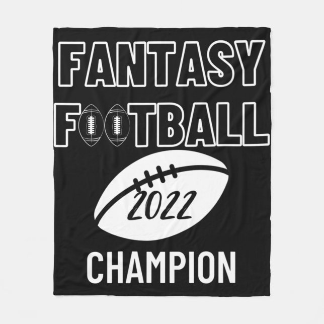 Manta Polar Campeón de la Fantasy Football League 2022 Foot (Anverso)