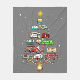 Manta Polar Camper de árbol de Navidad Vehículos Camping RV Tr
