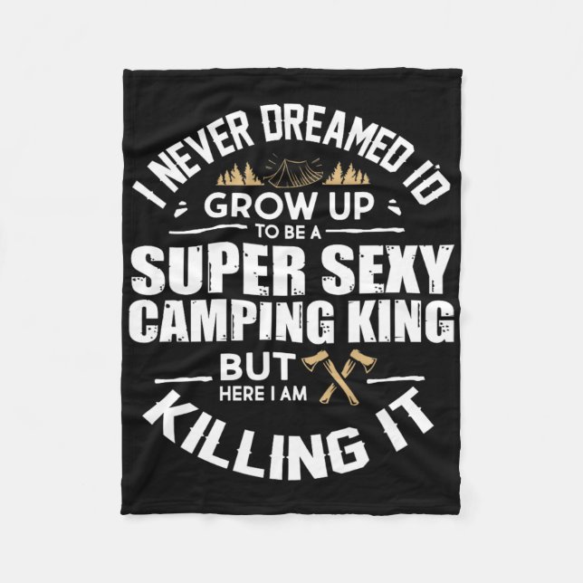 Manta Polar Camping Men Camper Rv Camping Vacation Camping Dad (Anverso)