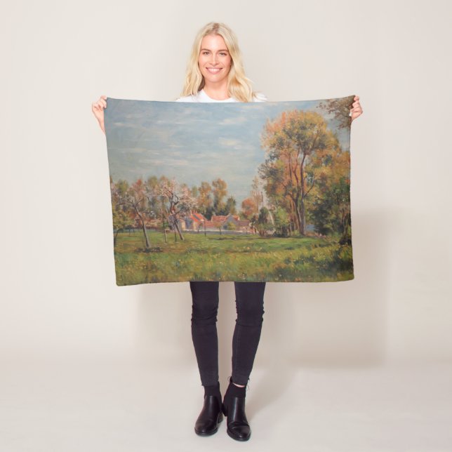 Manta Polar Campo alrededor de Lagny, Francia (Paisaje Rural) (In situ)