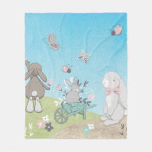 Campo de conejillos primaverales