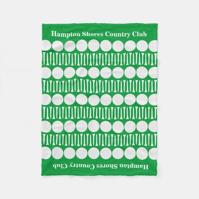 Manta Polar Campo de golf Carro Fleece (Anverso)