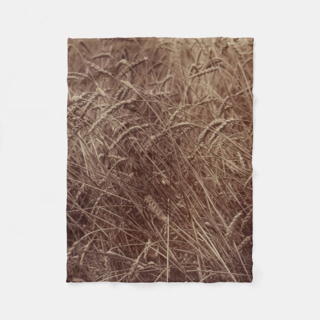 Manta Polar Campo de trigo (por Eugène Atget) (Anverso)