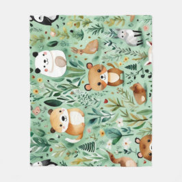 Manta Polar Campo verde del núcleo de la casita de campo Cubie