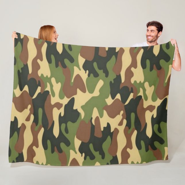 Manta Polar Camuflaje 1 60x80 Fleece Blanket (In situ)