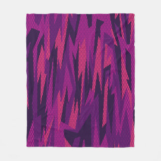 Manta Polar Camuflaje a rayas: Patrón geométrico abstracto