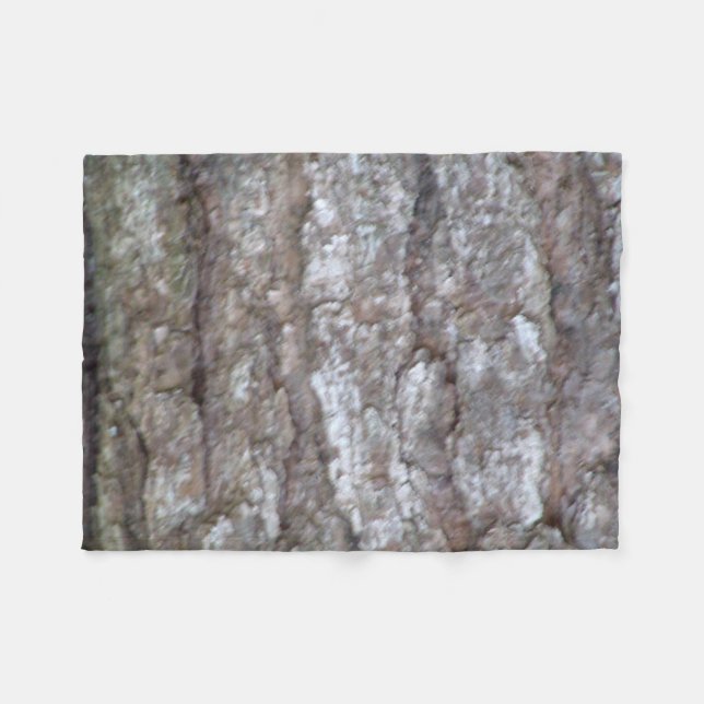 Manta Polar Camuflaje de madera natural de Camo de la corteza (Frente (Horizontal))