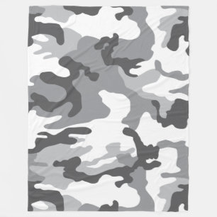 Manta Polar Camuflaje de nieve del ejército