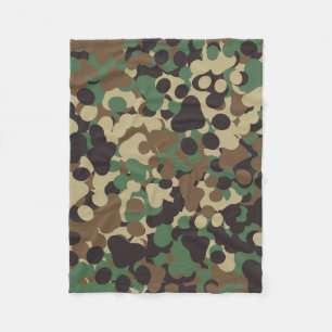 Manta Polar Camuflaje del cojín de la pata