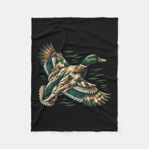 Manta Polar Camuflaje Escuela Vieja Camo Coquette Bow Duck Hun