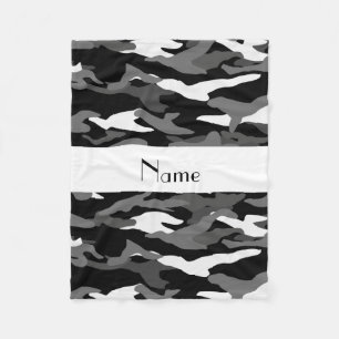 Manta Polar Camuflaje negro conocido personalizado