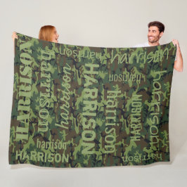 Manta Polar Camuflaje Personalizado