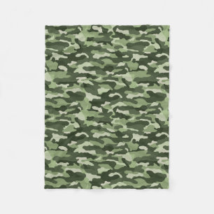 Manta Polar Camuflaje verde