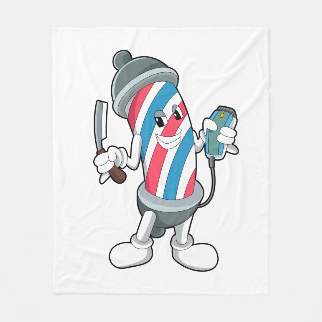 Manta Polar Can as Hairdresser con Razor (Anverso)