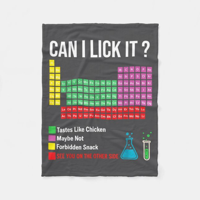 Manta Polar Can I Lick It Periodic Table Chart Science Teacher (Anverso)