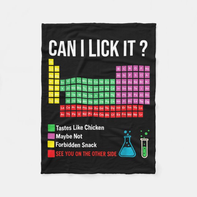 Manta Polar Can I Lick It Periodic Table Chart Science Teacher (Anverso)