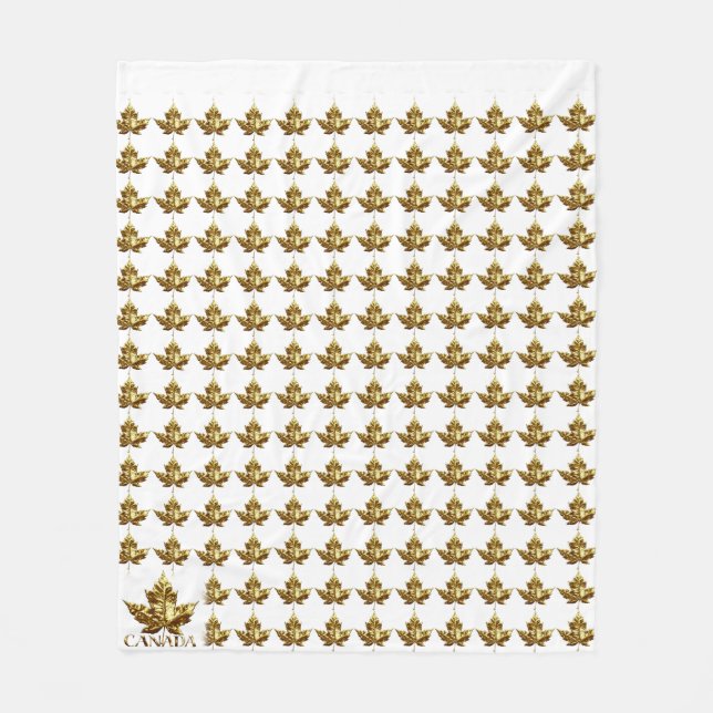 Manta Polar Canada Blanket Gold Canada (Anverso)
