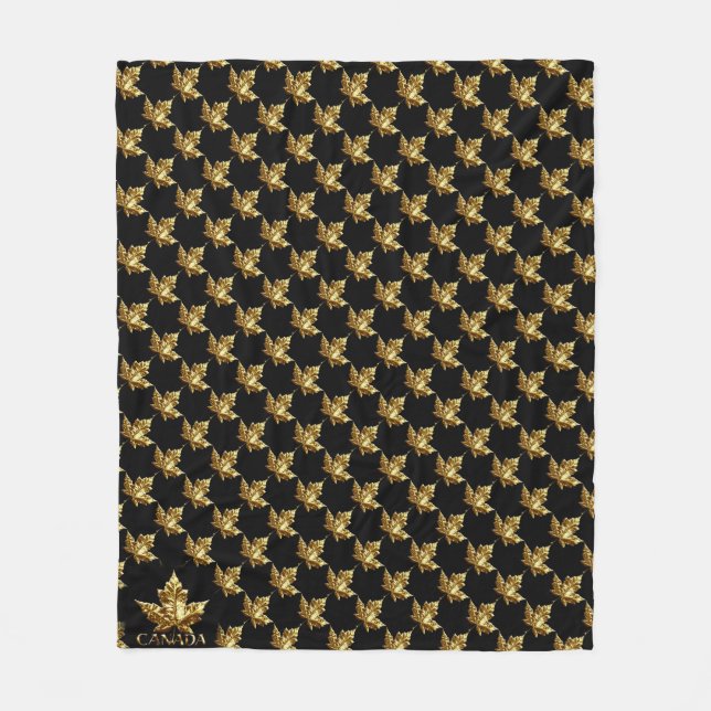 Manta Polar Canada Blanket Gold Canada (Anverso)