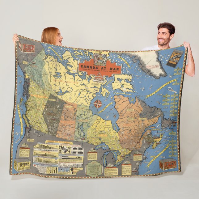 Manta Polar Canadá en la guerra (In situ)