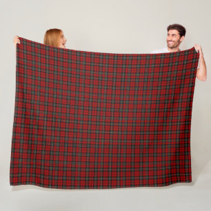 Manta Polar Cañada - Red Tartan Macpherson Clan (L)
