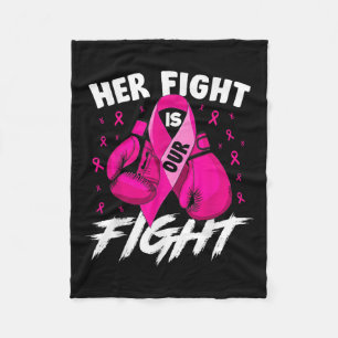 Manta Polar Cáncer de Mama Su Lucha Es Nuestra Lucha Contra El