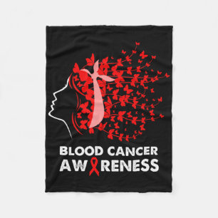 Manta Polar Cáncer de sangre de mariposa Mujeres Niña Cáncer d