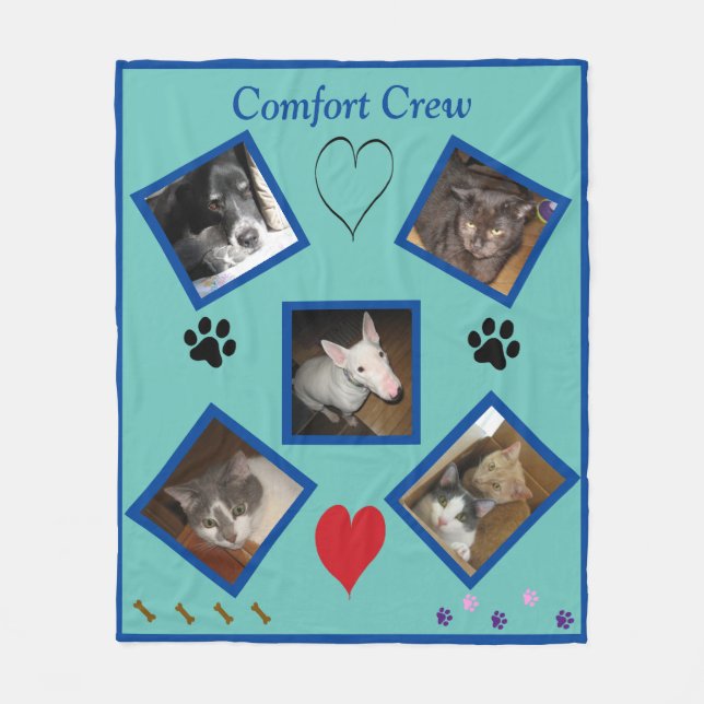 Manta Polar Cáncer: equipo de confort (Anverso)