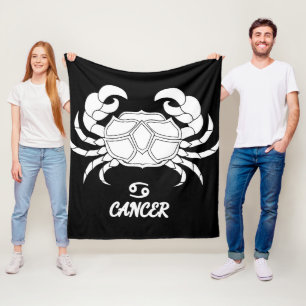 Manta Polar Cáncer Silhouette Fleece Blanket
