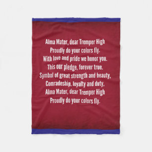 Manta Polar Canción de Alma Mater de la High School secundari