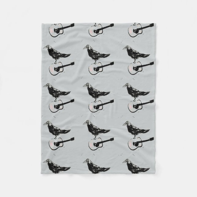 Manta Polar canción de la guitarra del cuervo (Anverso)