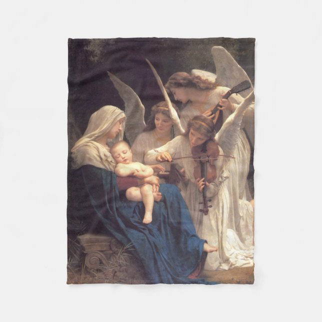 Manta Polar Canción de los ángeles (Arte de época) (Anverso)