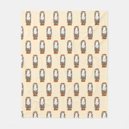 Manta Polar "Canción espeluznante" Naranja fantasma de Hallowe