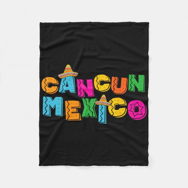 Manta Polar Cancun México  (Anverso)