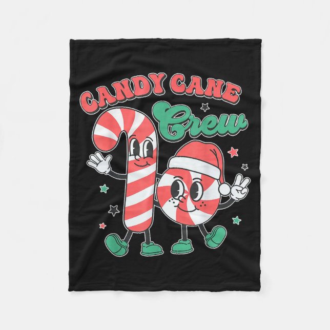 Manta Polar Candy Cane Crew - Funny Christmas Holiday Men Wome (Anverso)