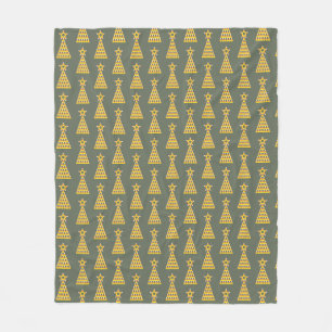 Manta Polar Candy Corn Christmas Tree Fall Tarjeta de saludo T