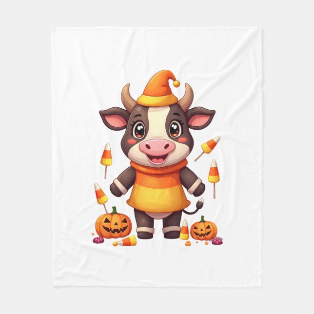 Manta Polar Candy Corn Cow (Anverso)