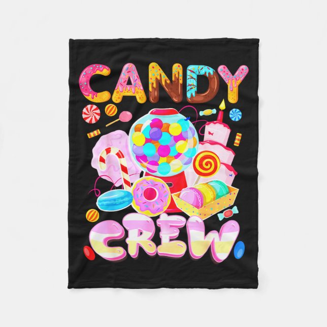 Manta Polar Candy Land Candy Crew Party Halloween Costumes Adu (Anverso)